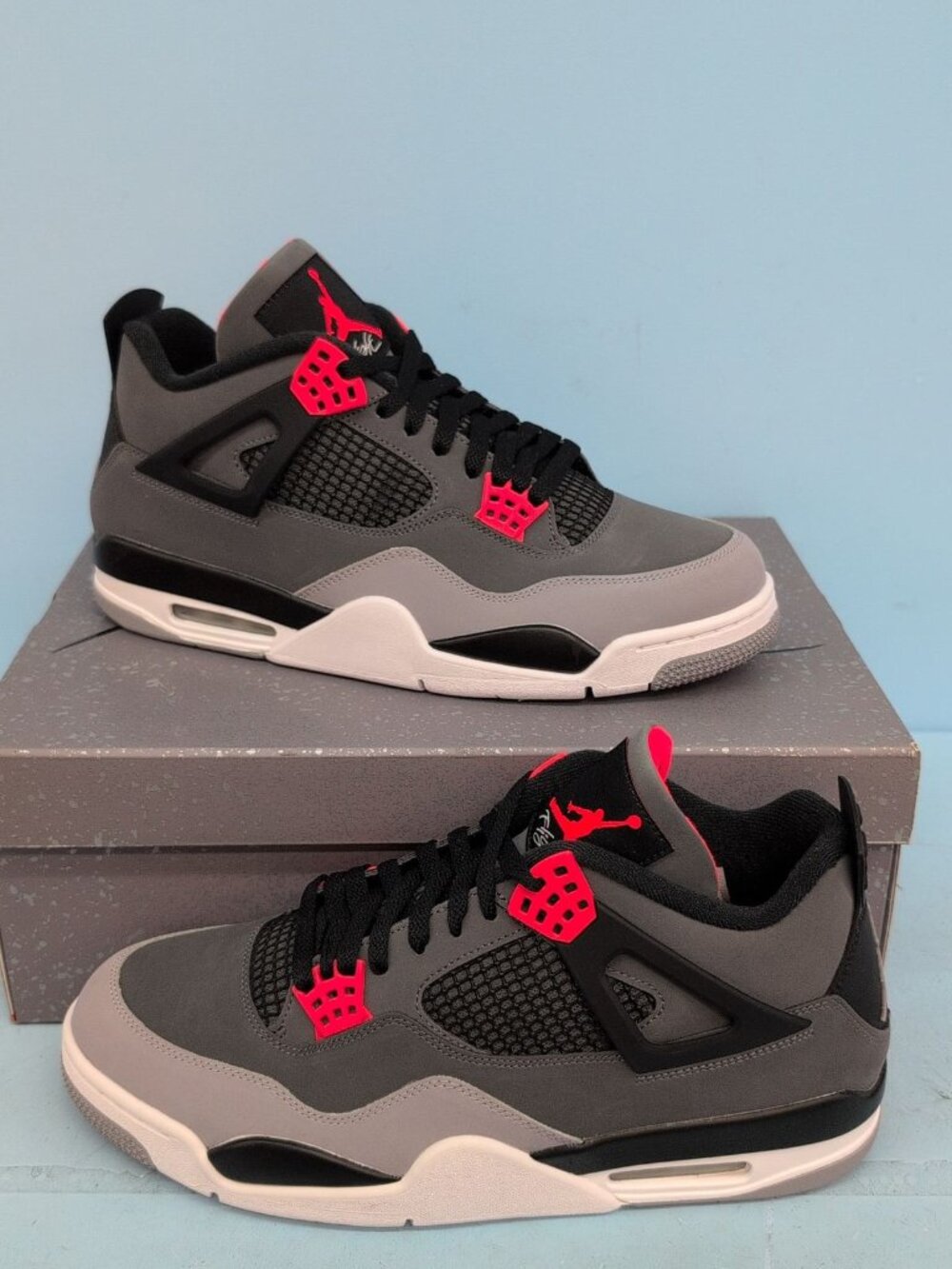Nike Air Jordan 4 Retro Sneakers Men's Athletic Shoes US 12 Infrared DH6927061